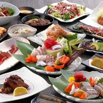 【2時間飲み放題付(LO.30分前)】旬の味覚を贅沢に味わい尽くす『料理長おまかせコース』全10品