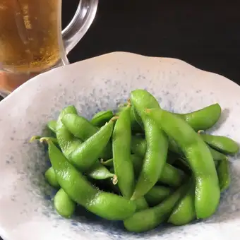 湯がきたて枝豆