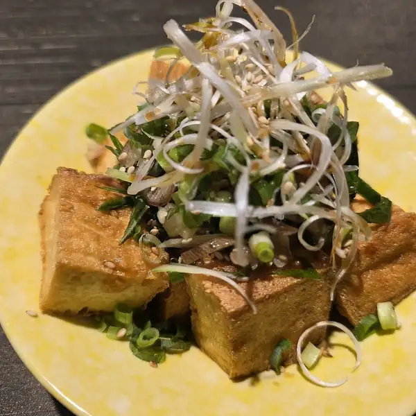 厚揚げ薬味まみれ