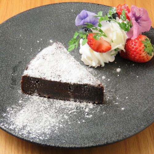 生チョコみたいなガトーショコラ