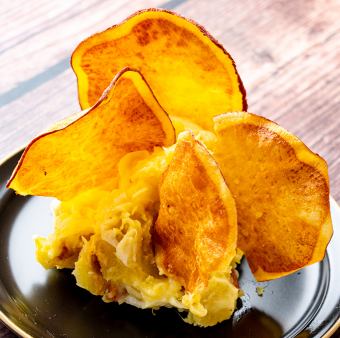 Sweet potato chip salad