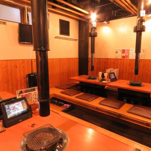 Spacious seating area available ♪