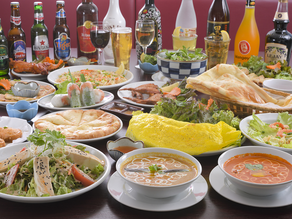 料理 天然アジア料理 エバーグリーン