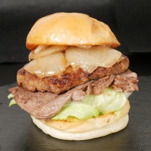 Aohige Yakiniku Burger (100% Hiroshima beef)