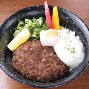 Hiroshima beef hamburger loco moco rice bowl (single)