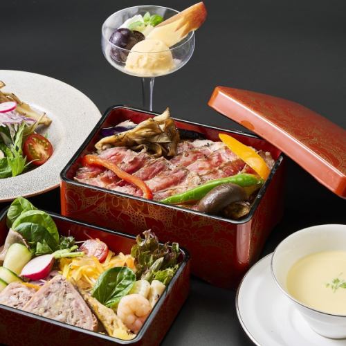 Western-style steak bento set