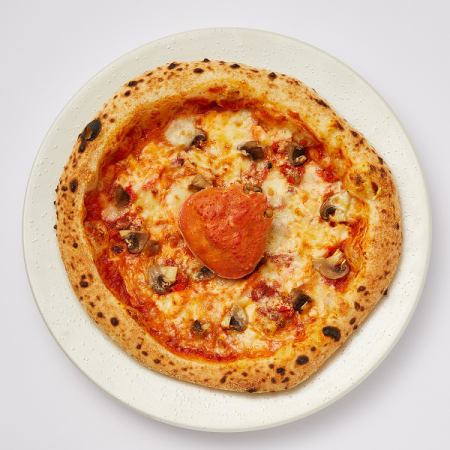 香箱蟹のピッツァ　～1杯まるまる使用した北陸の贅沢～