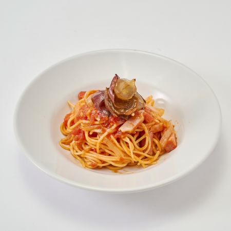 宝石に一番近い果実　石川県産ルビーロマンのトマトソース（生パスタ）