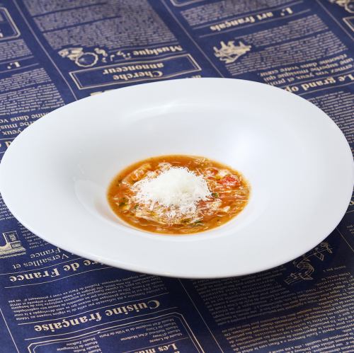 甘海老のミネストローネ