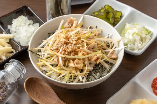 ミニ深谷ネギチャーシュー丼