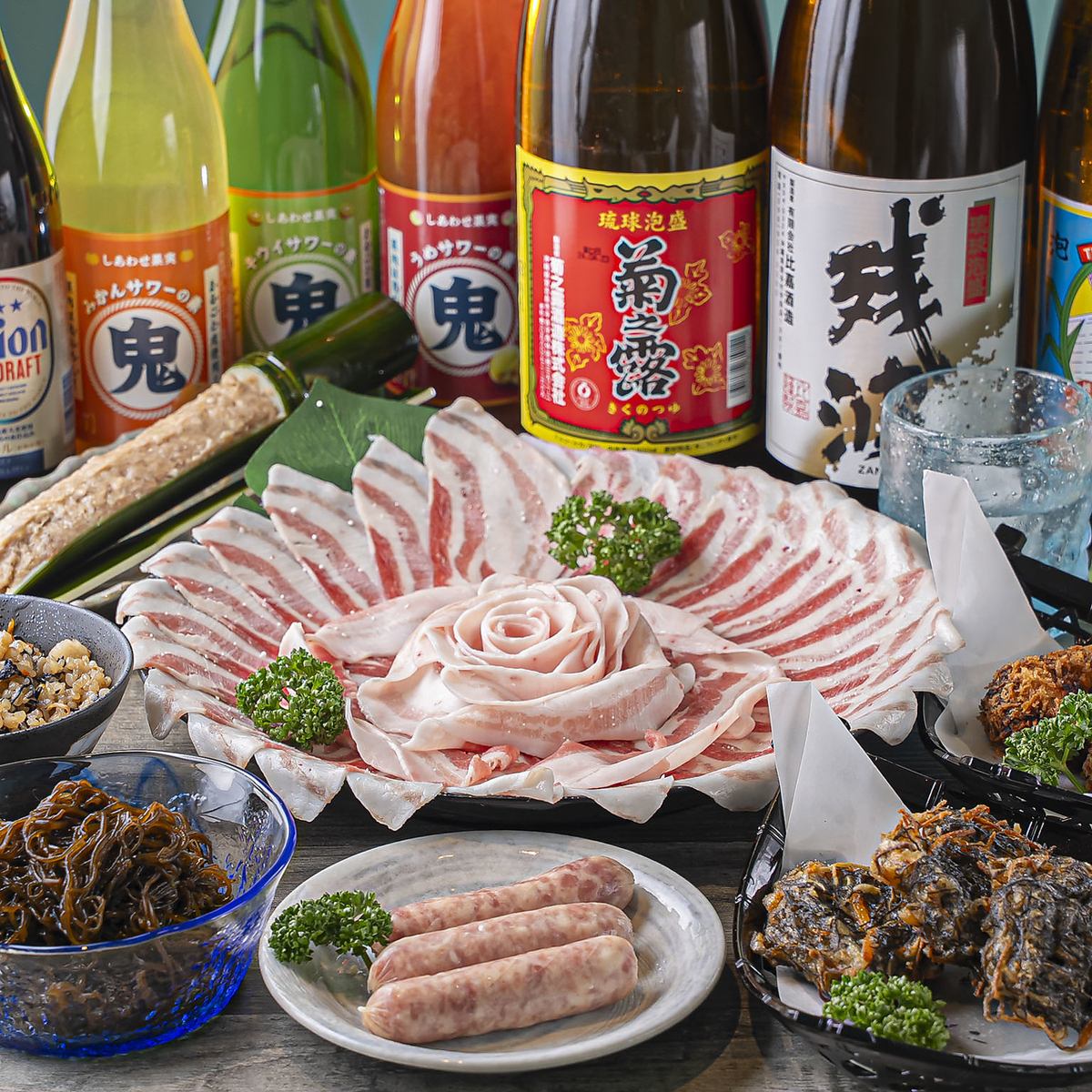あぐー豚を存分にお楽しみいただけます♪ロースのご用意も♪