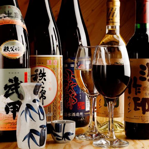 Famous water Chichibu sake & wine