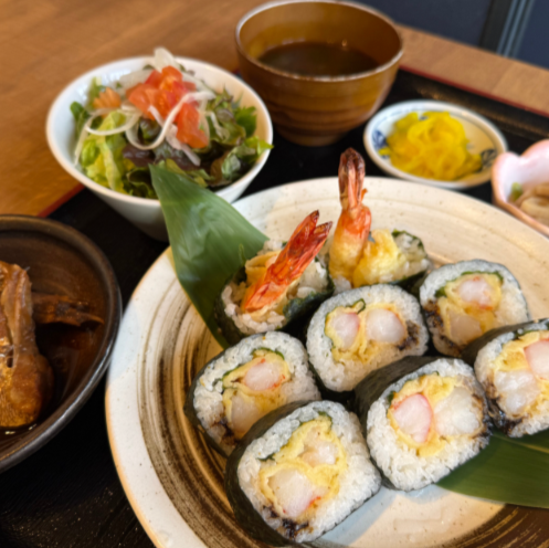 大海老天巻き定食