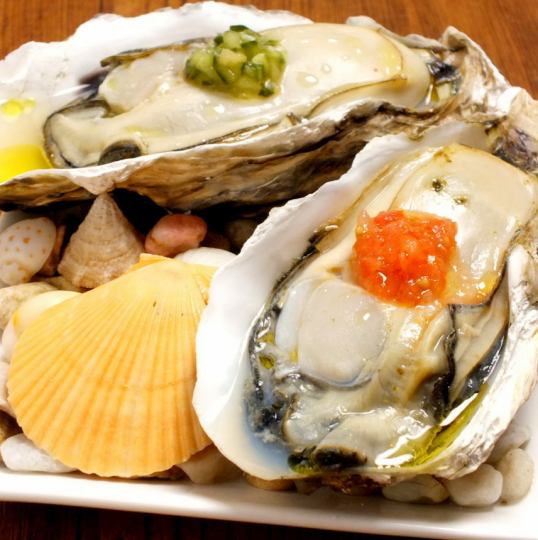 Vaporé of cold oysters ★ A proud dish offered at our shop!