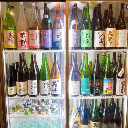 日本酒25種季節酒色々全て１杯580円