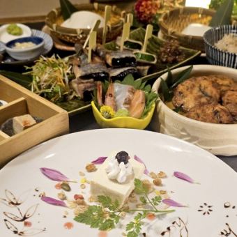 豆富チーズケーキでお祝い♪【霜月コース】4,000円★クーポン利用で120分飲み放題付6,000円