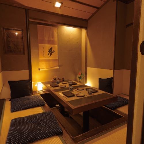 個室は2名~10名様まで