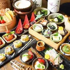9月開始 お手軽♪様々な豆富を楽しむ【秋の彩-いろどり-コース】3,500円