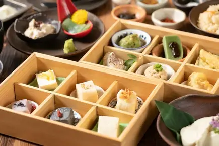 17時~18時限定!ディナー限定☆とろっと豆富はおかわりOK♪大豆屋「選べる夜御膳」 2980円~