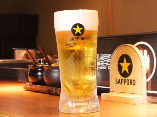 生ビール<サッポロ黒ラベル>