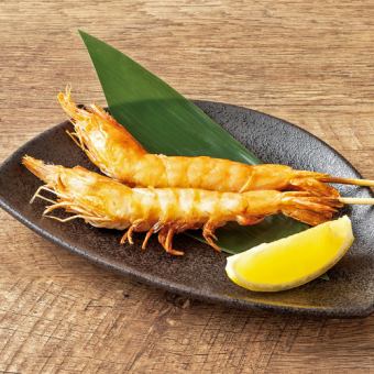 白姫えびの塩焼き