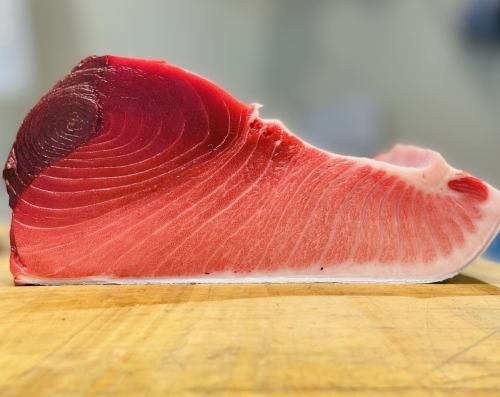 Fresh bluefin tuna delivered directly from the market