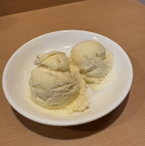 バニラアイス