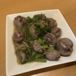 砂ぎもネギまみれ