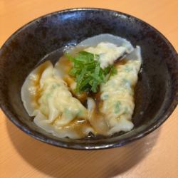 不揃い水餃子3個