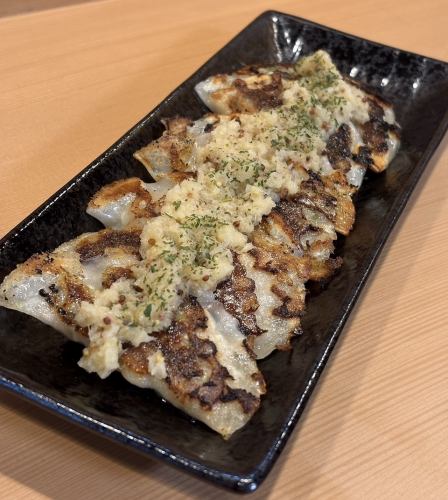 粒マス生姜ソース餃子