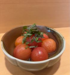 ミニトマトのお浸し