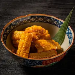 Deep-fried corn