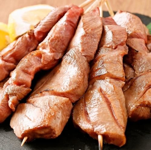 Fatty tongue skewers