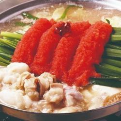 Mentaiko offal hotpot