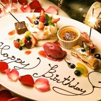 誕生日などにサプライズ♪