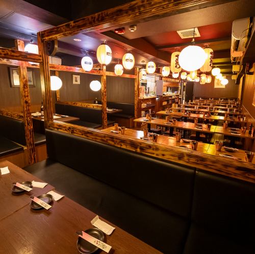 2名様からご利用可能♪個室も完備!