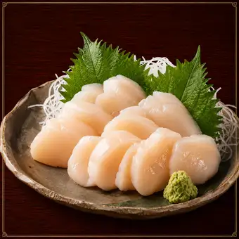 帆立刺身