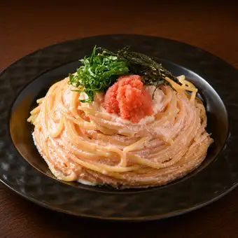 明太パスタ