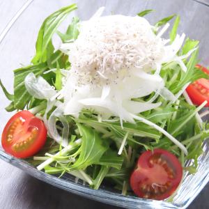 水菜和小沙丁魚沙拉