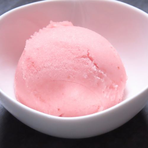 季節のシャーベット