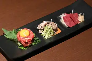 肉刺し3種盛り