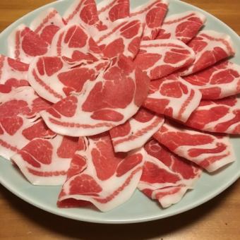 鹿児島県産黒豚を味わう一久のすき鍋
