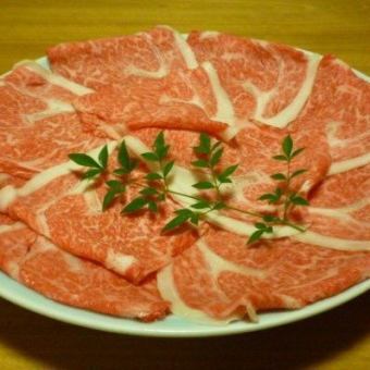 鹿児島県産黒毛和牛を味わう一久のしゃぶしゃぶ