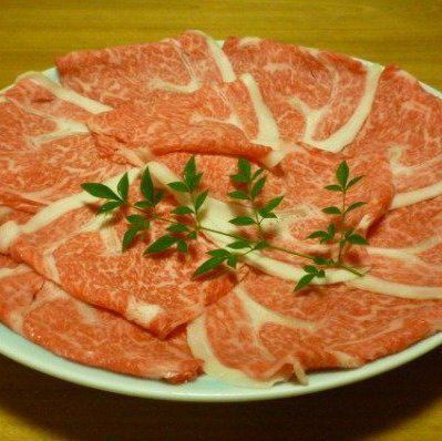 Sukiyaki course featuring Kagoshima Prefecture's Kuroge Wagyu beef = 13,200 yen
