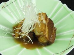 Simmered pork belly