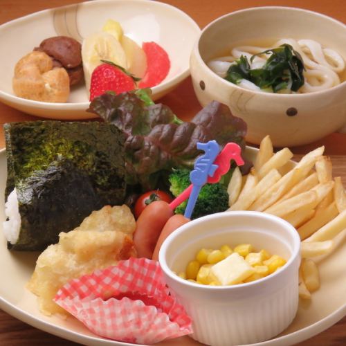 Children's lunch with udon ♪
