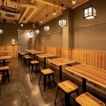 【2~50분】 안내 가능한 테이블석도 준비되어 있습니다! 각종 연회 사용은 물론, 일 끝나 평상시 사용, 데이트에 여자회 등 폭넓은 씬으로 사용하실 수 있습니다◎