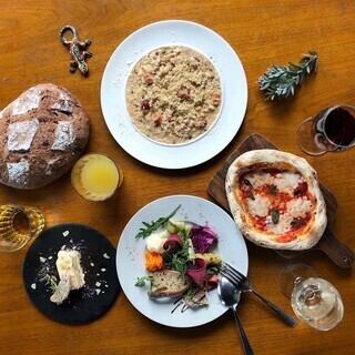 【ランチ2部】『※乾杯スパークリング・ワイン・1Hドリンクビュッフェ付き』3600円(税込) COURSE