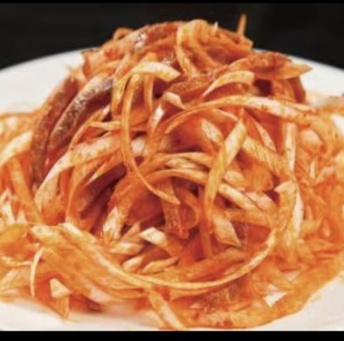 ネギとチャーシュー和え