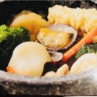 五目おこげ/エビのマユネーズ和え　各